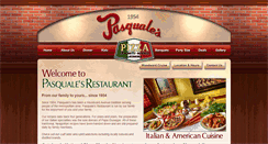 Desktop Screenshot of pasqualesrestaurant.com